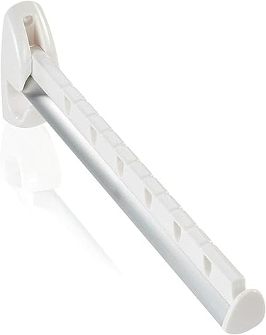 Leifheit Airette wall clothes rack with 31 cm length for 7 coat hangers, space-saving clothes rail wall mounting, weatherproof foldable coat hook on sale